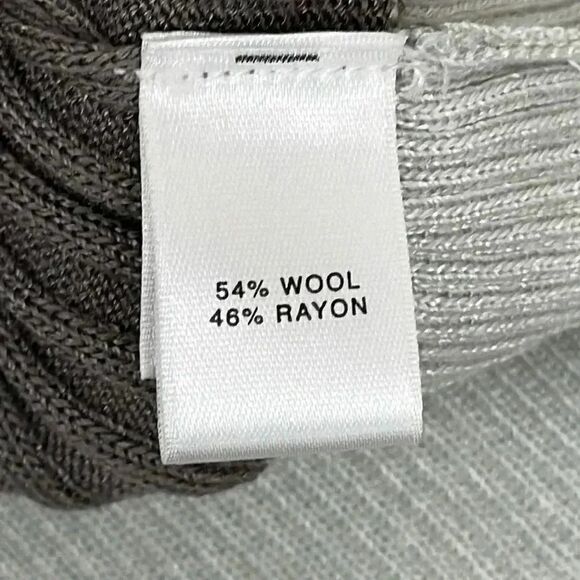 St. John Womens Wool Blend Ribbed Color Block Sweater/ Blouse - Picture 8 of 9